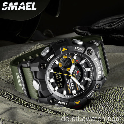 SMAEL Fashion Herren Militär Sportuhren Luxus Quarz